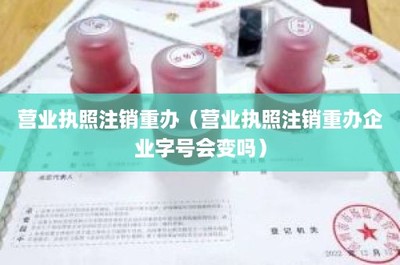 營業(yè)執(zhí)照注銷重辦 企業(yè)字號(hào)變更風(fēng)險(xiǎn)與工商代理服務(wù)解析